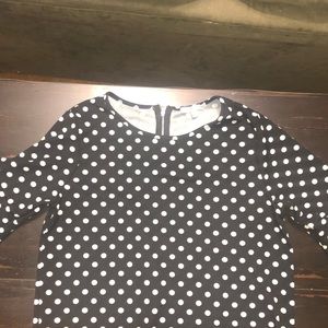 Green Envelope Ruffle Sleeve Polka Dot Blouse Size L